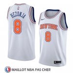 Maillot New York Knicks Mario Hezonja No 8 Statement 2018 Blanc