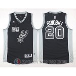 Maillot San Antonio Spurs Ginobili #20 Noir