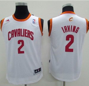 Maillot Enfant de Irving Cleveland Cavaliers #2 Blanc