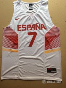 Maillot Navarrd Espana 2014 #7Blanc