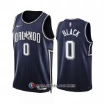 Maillot Orlando Magic Anthony Black NO 0 Ville 2023-24 Bleu