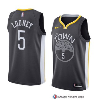 Maillot Golden State Warriors Kevon Looney Statement 2018 Noir