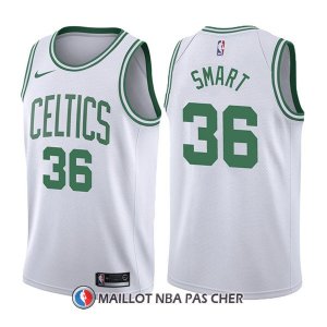 Maillot Boston Celtics Marcus Smart Association 36 2017-18 Blanc