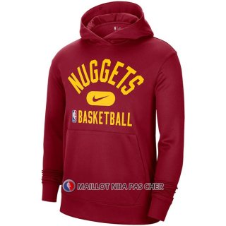 Veste a Capuche Denver Nuggets Performance Practice 2021-22 Rouge