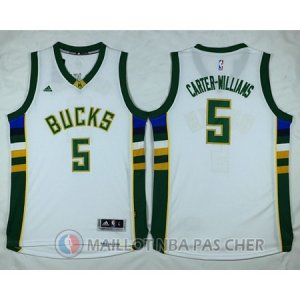 Maillot Blanc Carter Williams Milwaukee Bucks Revolution 30