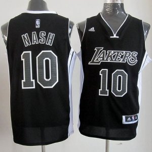 Maillot Steve Nash Los Angeles Lakers #10 Noir