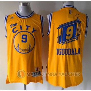 Maillot Golden State Warriors City Iguodala #9 Jaune
