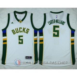 Maillot Blanc Carter Williams Milwaukee Bucks Revolution 30