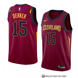 Maillot Cleveland Cavaliers Sam Dekker Icon 2018 Rouge