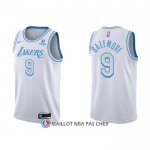 Maillot Los Angeles Lakers Kent Bazemore NO 9 Ville 2021-22 Blanc