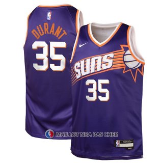 Maillot Enfant Phoenix Suns Kevin Durant NO 35 Icon 2023-24 Volet