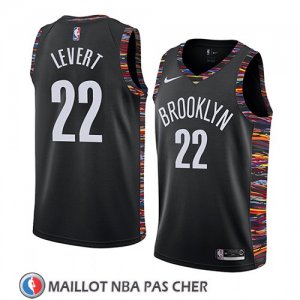 Maillot Brooklyn Nets Caris Levert Ciudad 2018-19 Noir