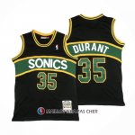 Maillot Seattle Supersonics Kevin Durant NO 35 Mitchell & Ness 2007-08 Noir