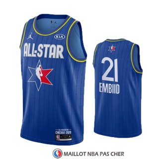 Maillot All Star 2020 Philadelphia 76ers Joel Embiid Bleu