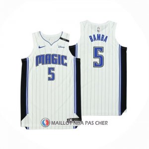 Maillot Orlando Magic Mohamed Bamba NO 5 Icon Authentique 2019-20 Blanc