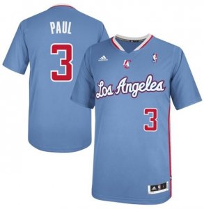 Maillot Manche Courte Clippers Paul 3 Bleu