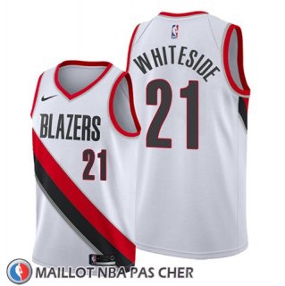 Maillot Portland Trail Blazers Hassan Whiteside Association Blanc
