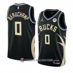 Maillot Milwaukee Bucks Marjon Beauchamp NO 0 Statement 2022-23 Noir