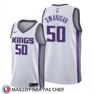 Maillot Sacramento Kings Caleb Swanigan Association Blanc