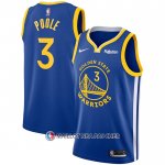 Maillot Golden State Warriors Jordan Poole NO 3 Icon Bleu