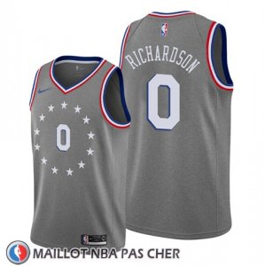 Maillot Philadelphia 76ers Josh Richardson Ville Gris