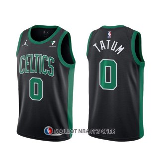 Maillot Boston Celtics Jayson Tatum Statement 2021-22 Noir