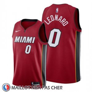 Maillot Miami Heat Meyers Leonard Statement Rouge