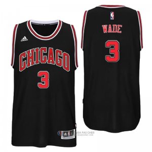 Maillot Bulls Wade Los Jugadores #3 Noir