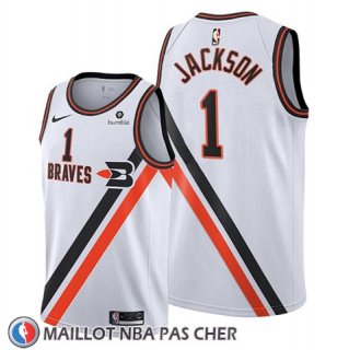 Maillot Portland Trail Blazers Reggie Jackson Ville 2019-20 Blanc