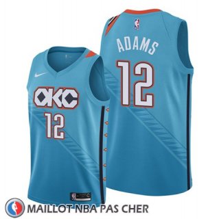Maillot Oklahoma City Thunder Steven Adams Ville Edition Bleu