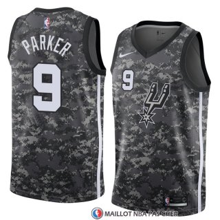 Maillot San Antonio Spurs Tony Parker Ville 2018 Gris