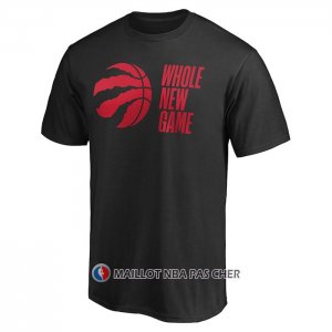 Maillot Manche Courte Tornto Raptors Whole New Game Noir