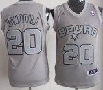 Maillot Ginobili San Antonio Spurs #20 Gris