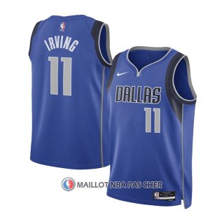 Maillot Enfant Dallas Mavericks Kyrie Irving NO 11 Icon 2022-23 Bleu