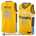 Maillot Denver Nuggets Thomas Welsh No 30 Statement 2018 Jaune