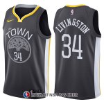 Maillot Golden State Warriors Shaun Livingston The Town Statement 34 2017-18 Noir