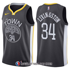 Maillot Golden State Warriors Shaun Livingston The Town Statement 34 2017-18 Noir