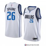 Maillot Dallas Mavericks Ray Spalding Association 2018-19 Blanc