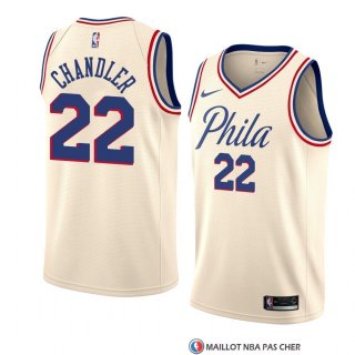 Maillot Philadelphia 76ers Wilson Chandler Ville 2018 Crema