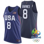 Maillot USA 2016 Barnes 8 Bleu