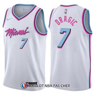 Maillot Miami Heat Goran Dragic Ciudad 7 Blanc