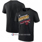 Maillot Manche Courte Miami Heat 2023 Southwest Division Champions Locker Room Noir