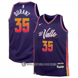 Maillot Enfant Phoenix Suns Kevin Durant NO 35 Ville 2023-24 Volet