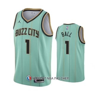 Maillot Charlotte Hornets Lamelo Ball NO 1 Ville Vert