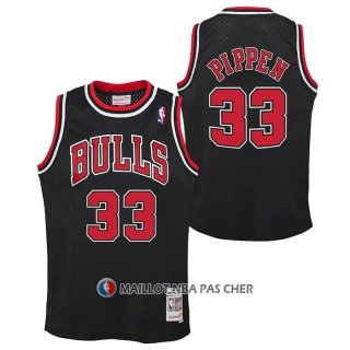 Maillot Enfant Chicago Bulls Scottie Pippen NO 33 Mitchell & Ness 1997-98 Noir