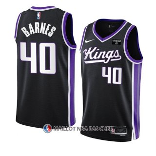 Maillot Sacramento Kings Harrison Barnes NO 40 Icon 2023-24 Noir