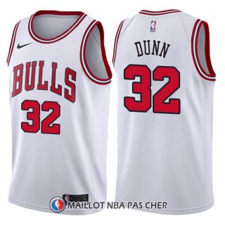 Maillot Chicago Bulls Kris Dunn Association 32 2017-18 Blanc