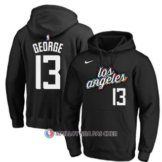 Veste a Capuche Los Angeles Clippers Paul George Ville 2022-23 Noir