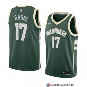 Maillot Milwaukee Bucks Pau Gasol Icon 2018 Vert