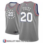 Maillot Philadelphia 76ers Markelle Fultz No 20 Ciudad 2018-19 Gris